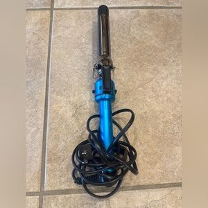 Hot Tools Titanium Blue Hair Curling Iron 1”